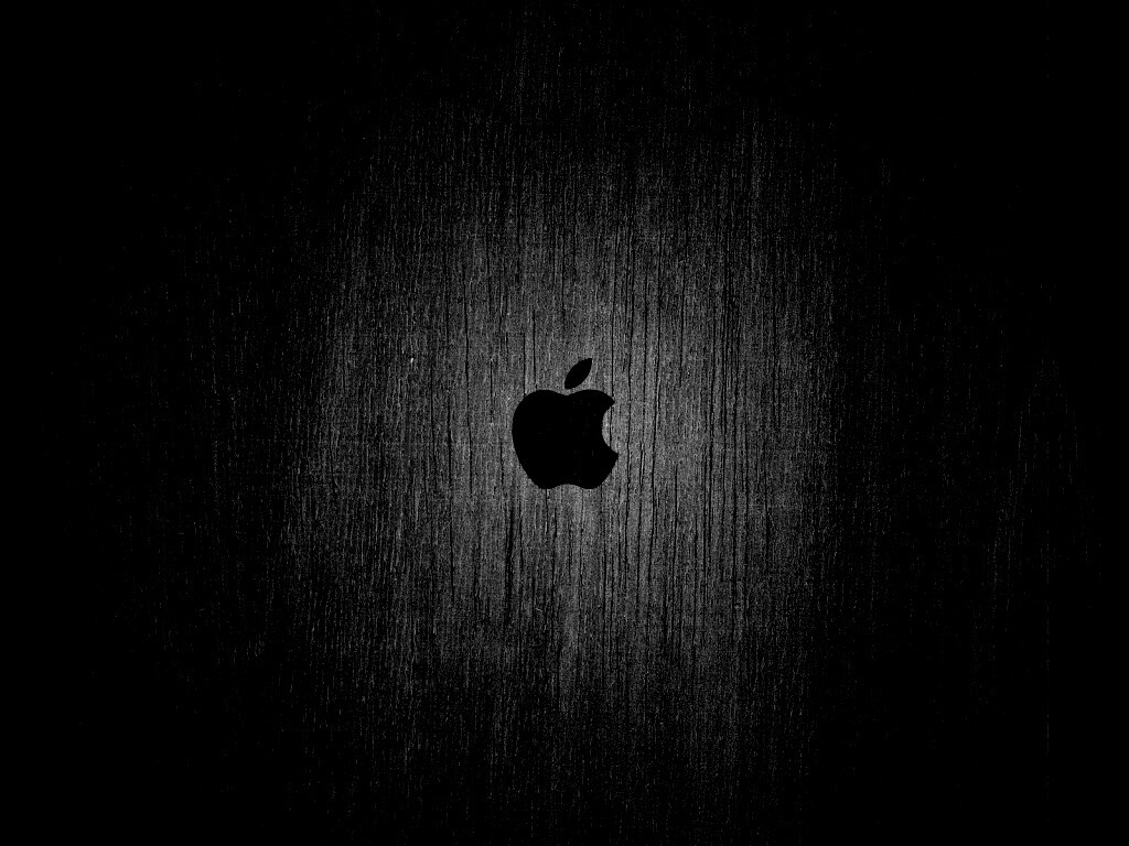 Логотип Apple на доске обои