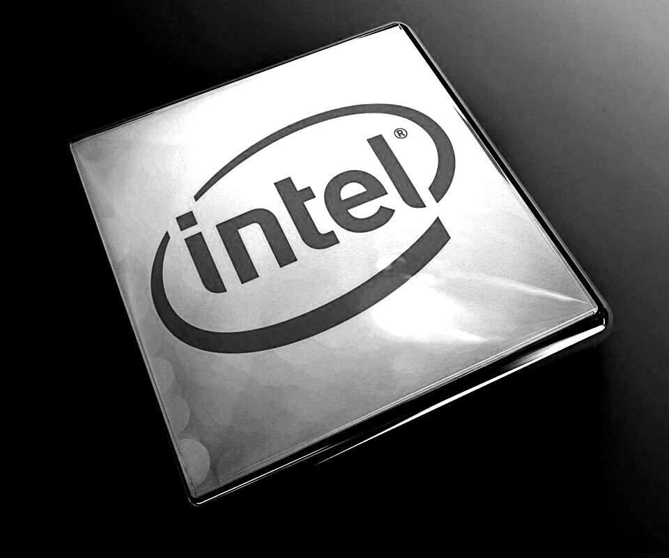 Логотип Intel обои