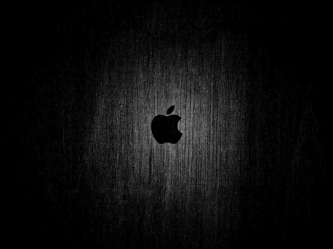 Логотип Apple на доске обои