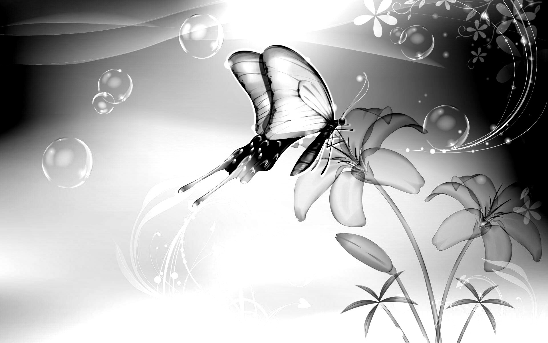 бабочка цветы опыление скачать