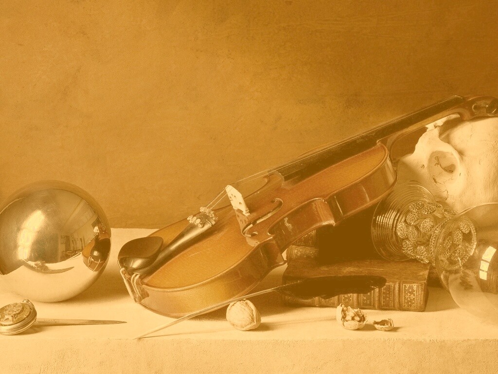 Композиция со скрипкой обои