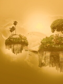 Парящие острова обои