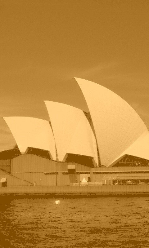Здание оперного театра в Сиднее обои