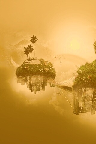 Парящие острова обои