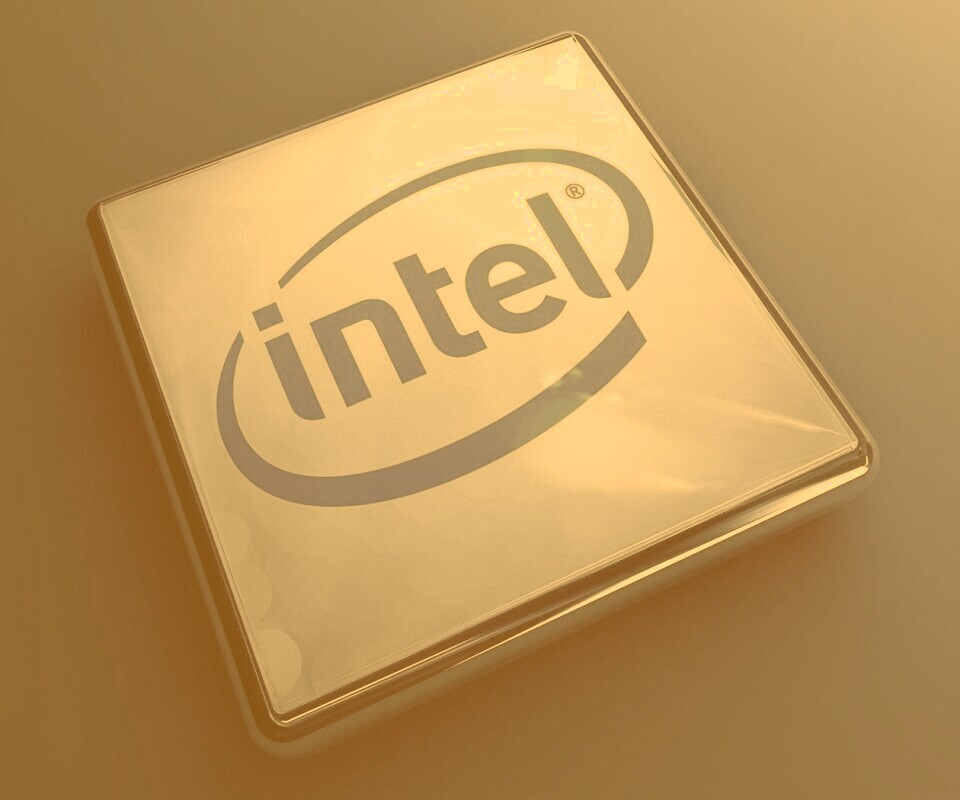 Логотип Intel обои