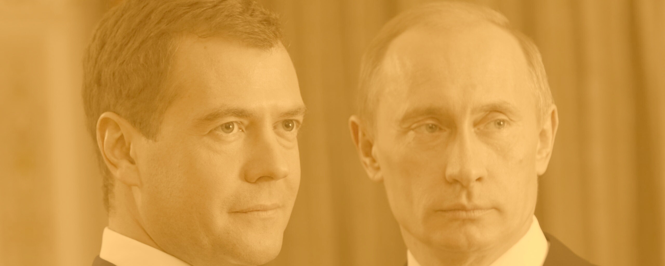 Путин и Медведев обои