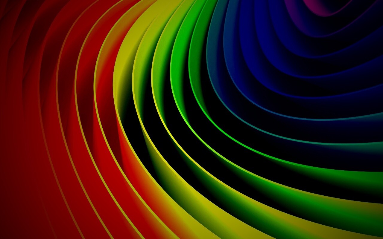 Радуга может быть такой обои