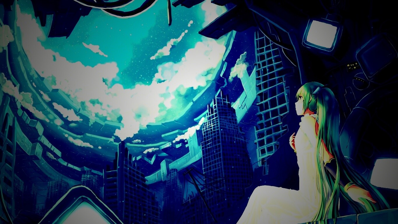 Вокалоид Hatsune Miku обои
