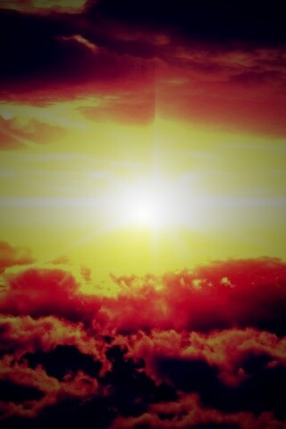 Небеса и солнце обои