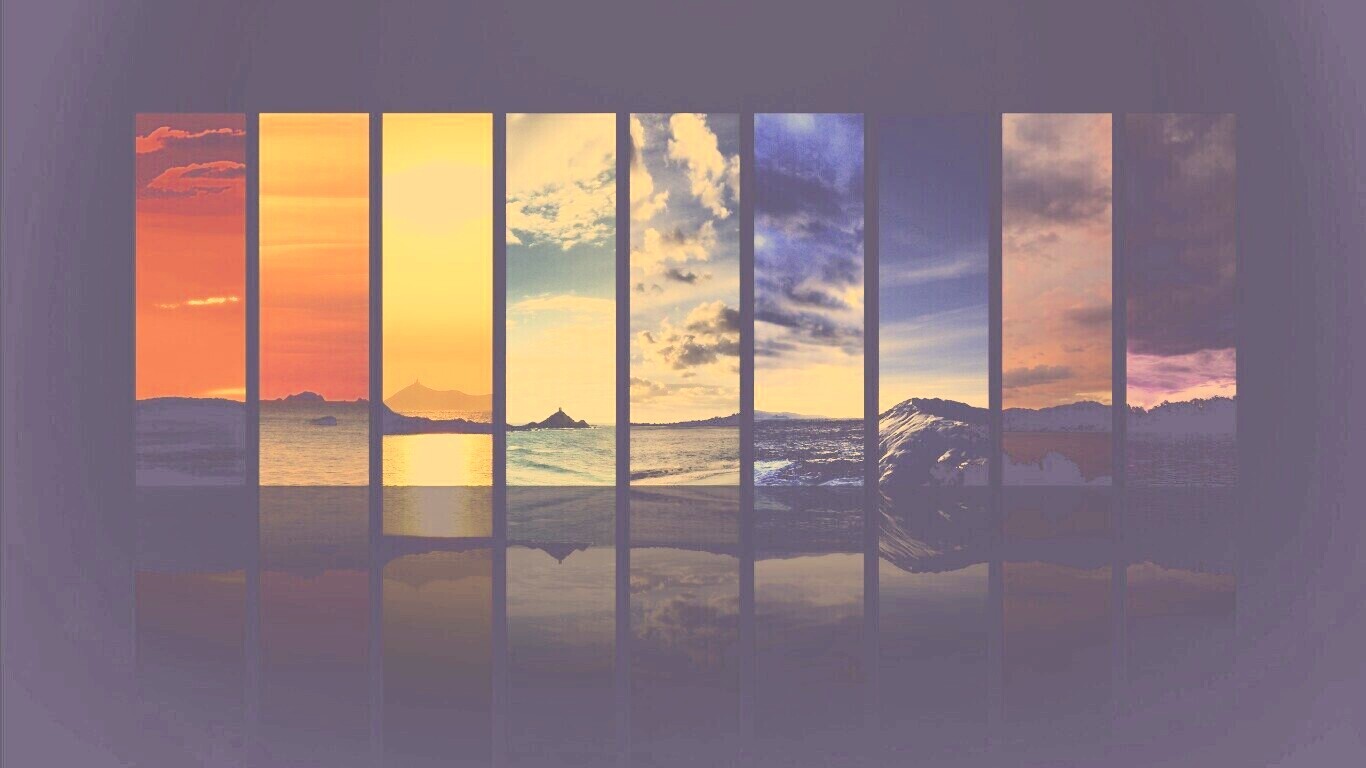 Небесный спектр обои