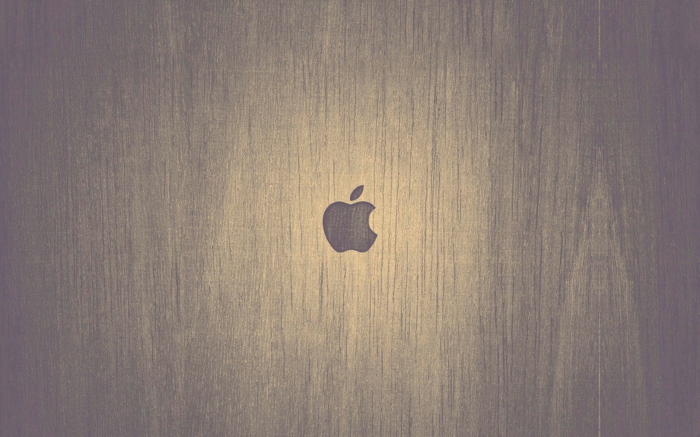 Логотип Apple на доске обои
