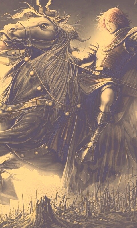 Рыцарь с копьем обои