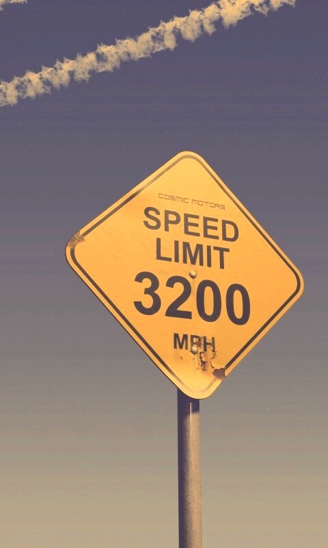 Знак ограничения скорости обои