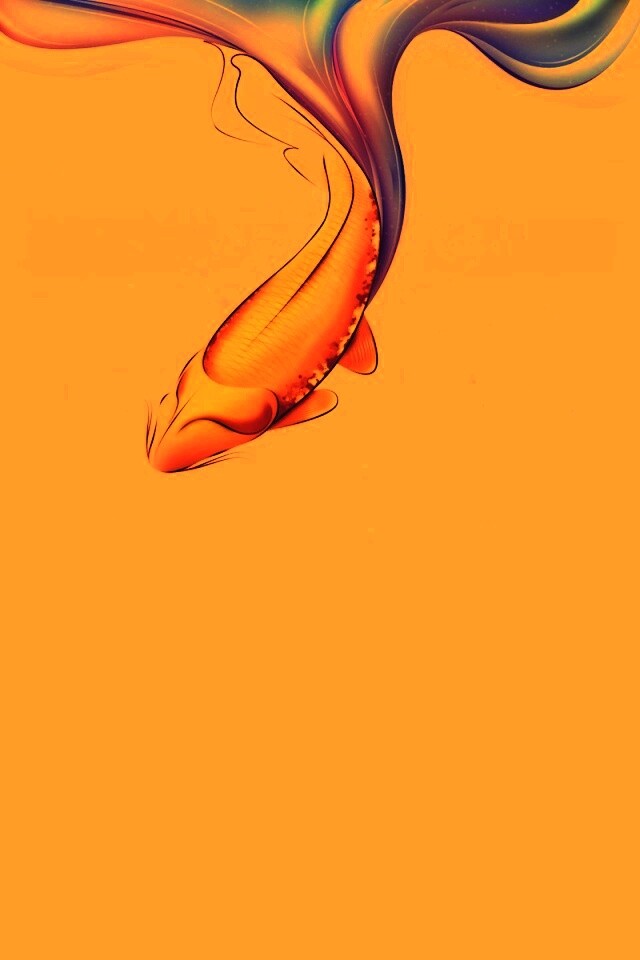 Золоая рыбка  обои