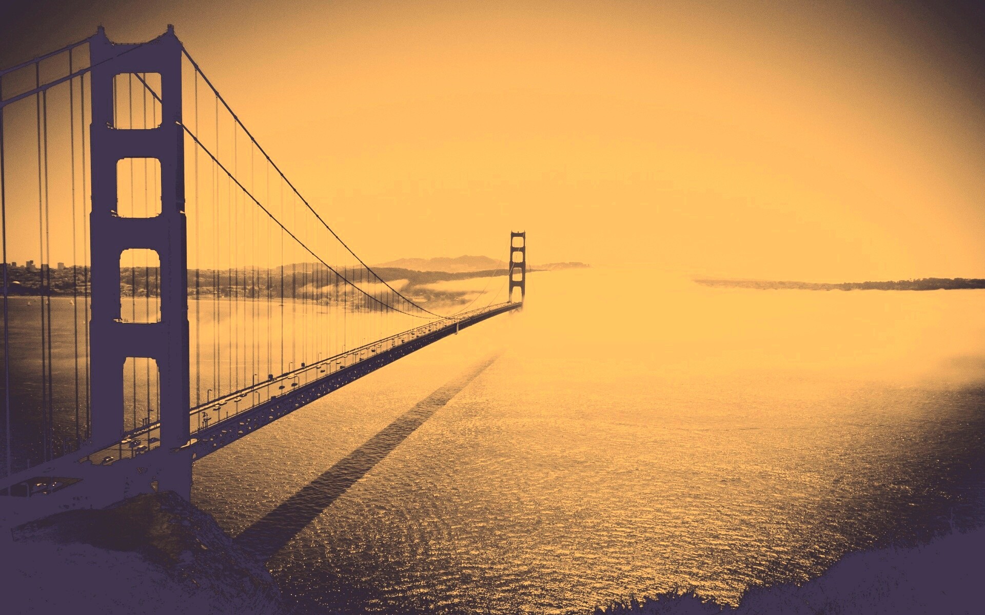 Мост Золотые Ворота обои