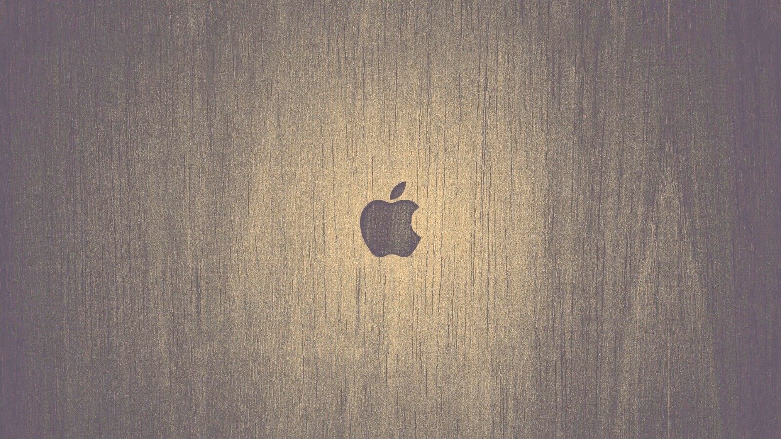 Логотип Apple на доске обои