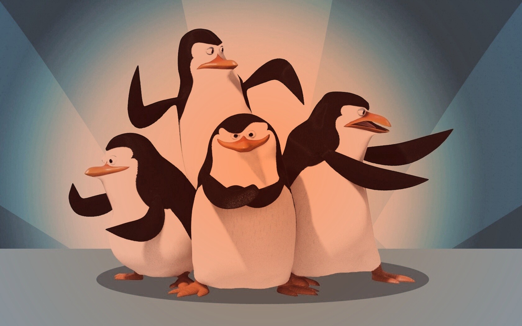 Мадагаскарские пингвины обои