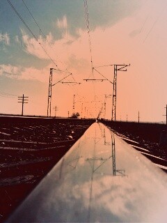 Фото вдоль железной дороги обои