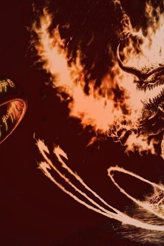 Балрог и Кольцо Всевластия обои