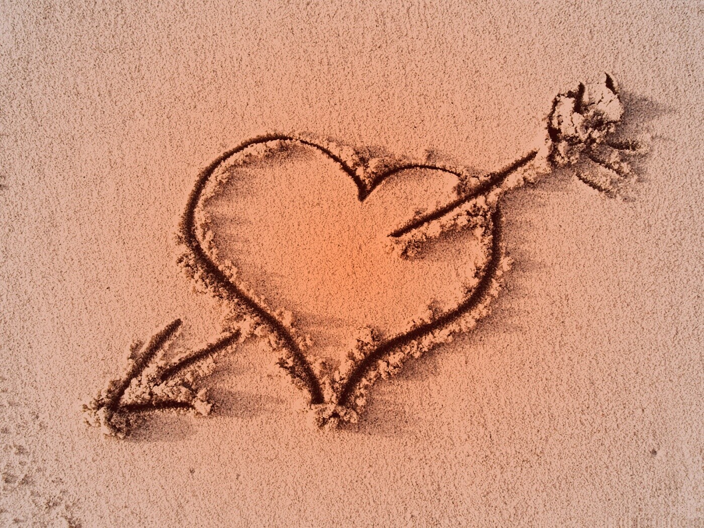 песок любовь сердце загрузить
