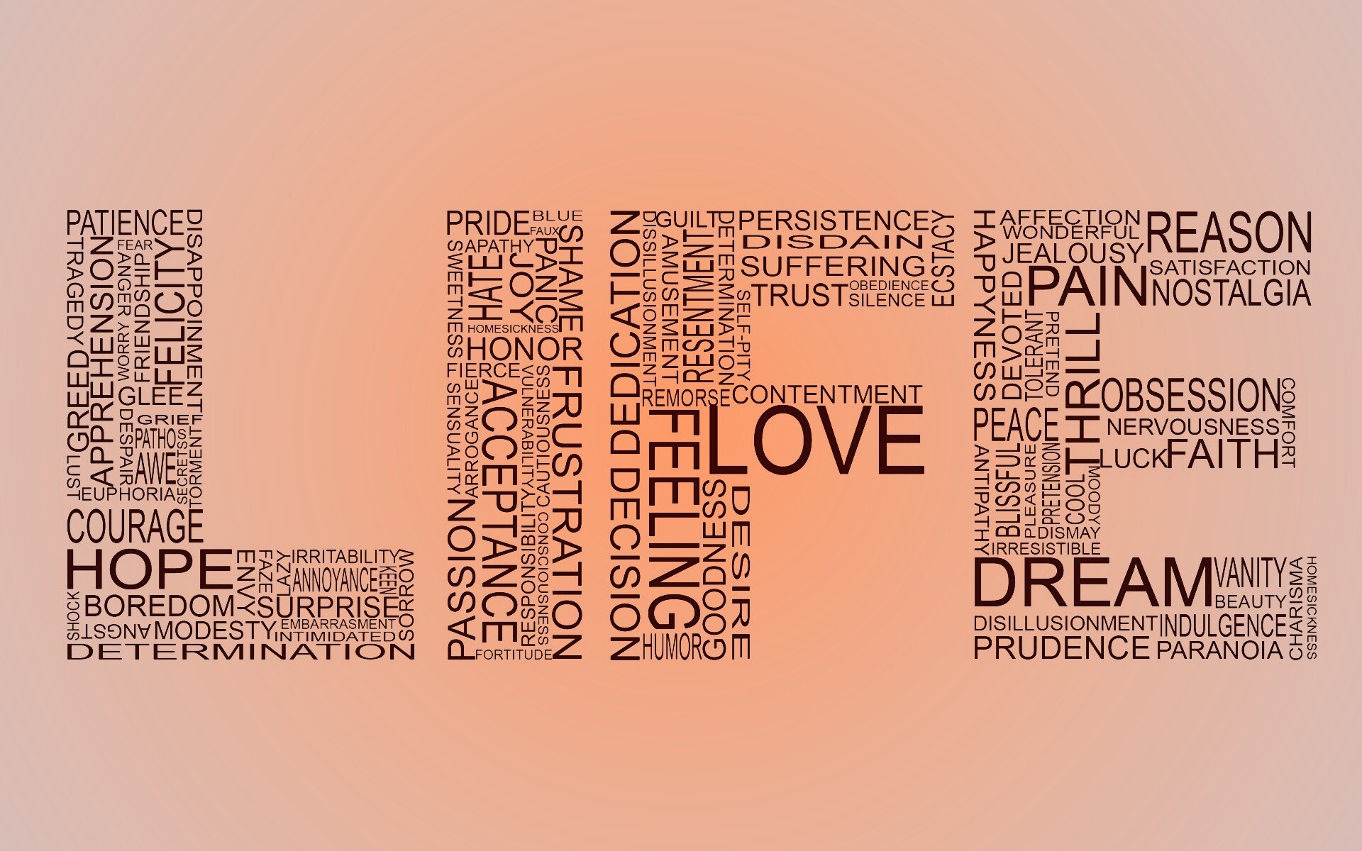 Жизнь в словах обои