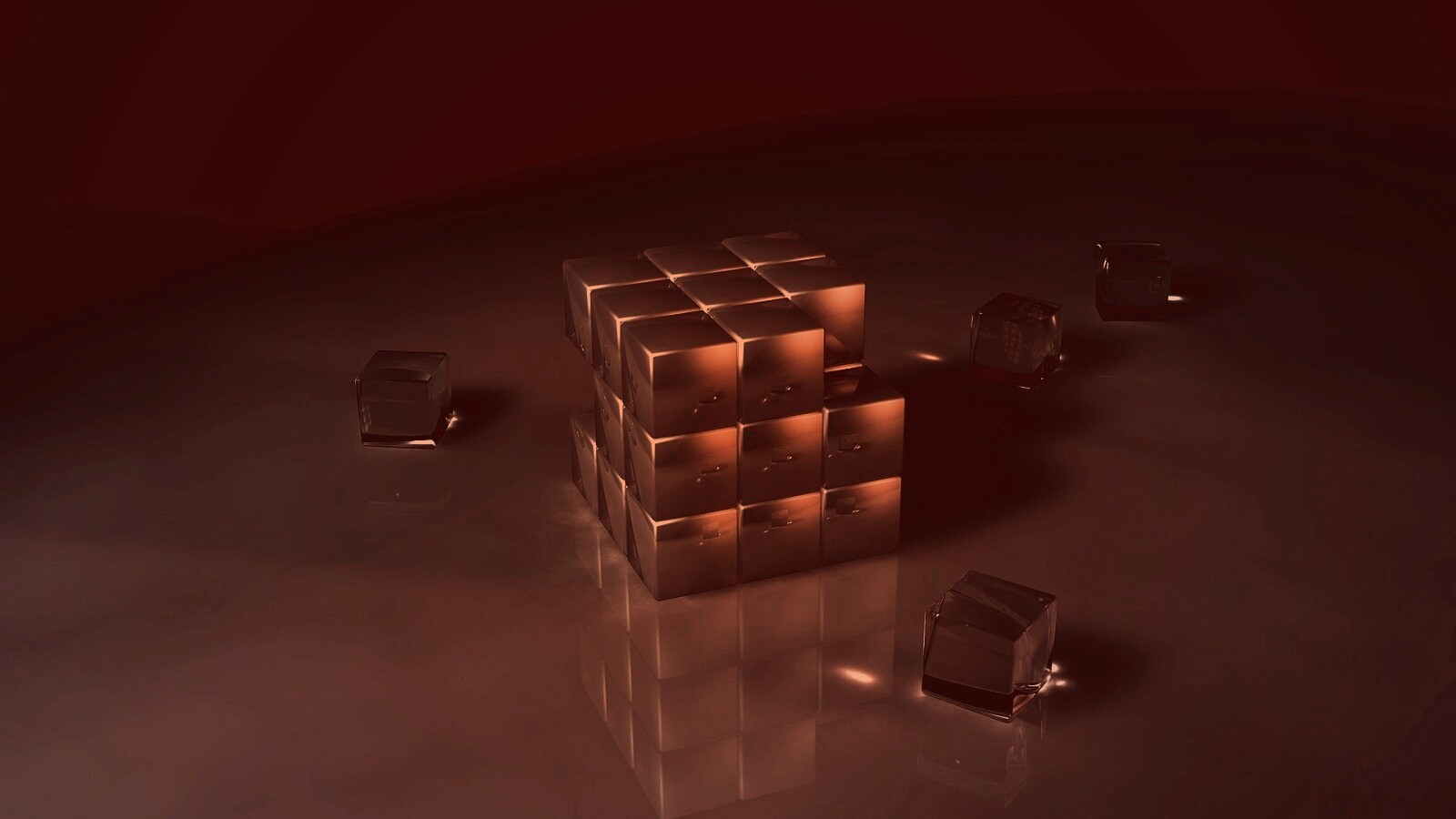 Стеклные кубики без смс