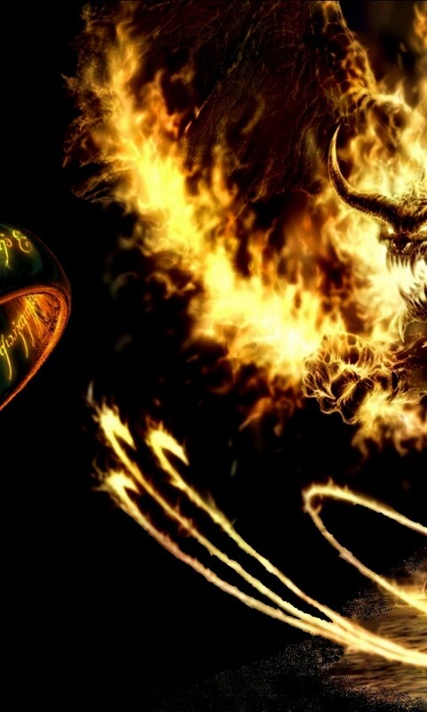 Балрог и Кольцо Всевластия обои