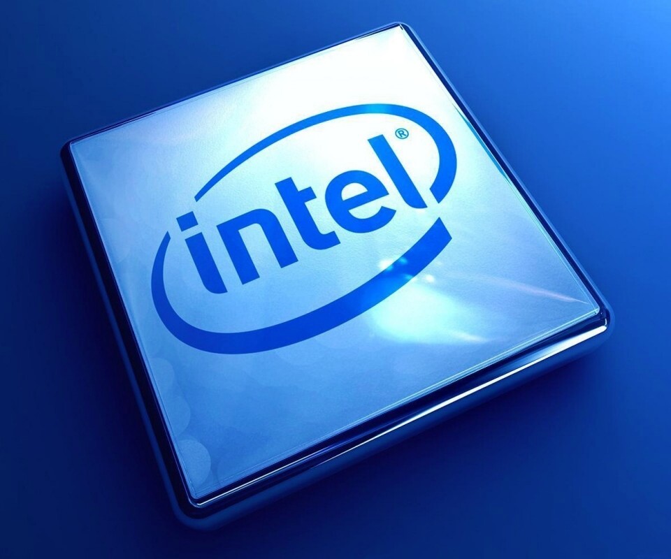 Логотип Intel обои