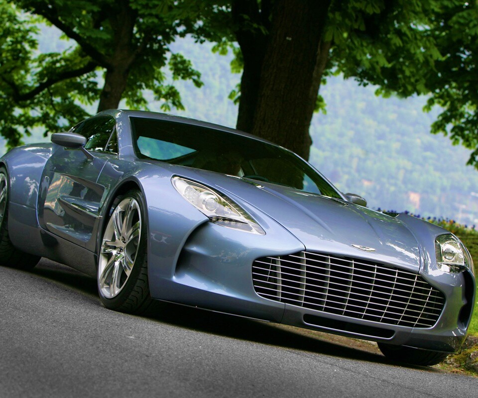 Aston Martin за городом обои