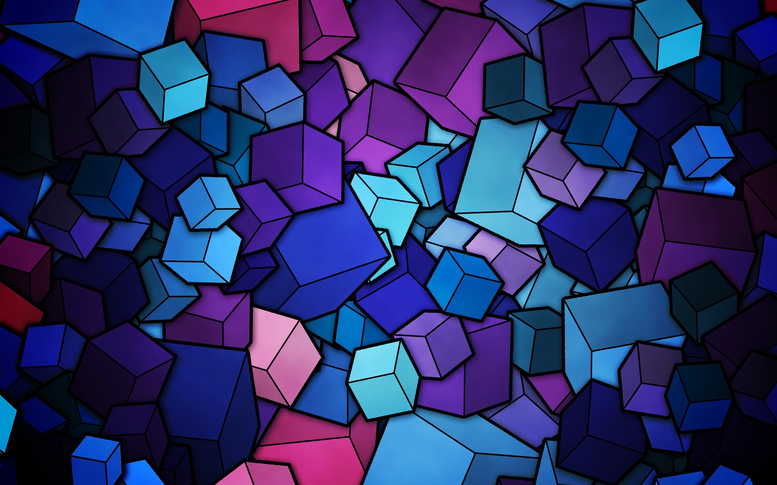 графика абстракция 3D куб graphics abstraction cube загрузить
