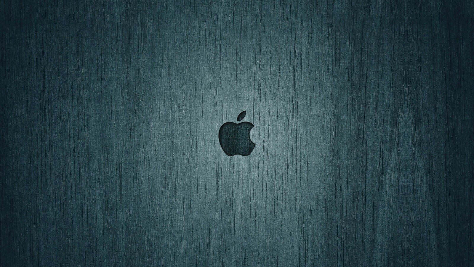 Логотип Apple на доске обои