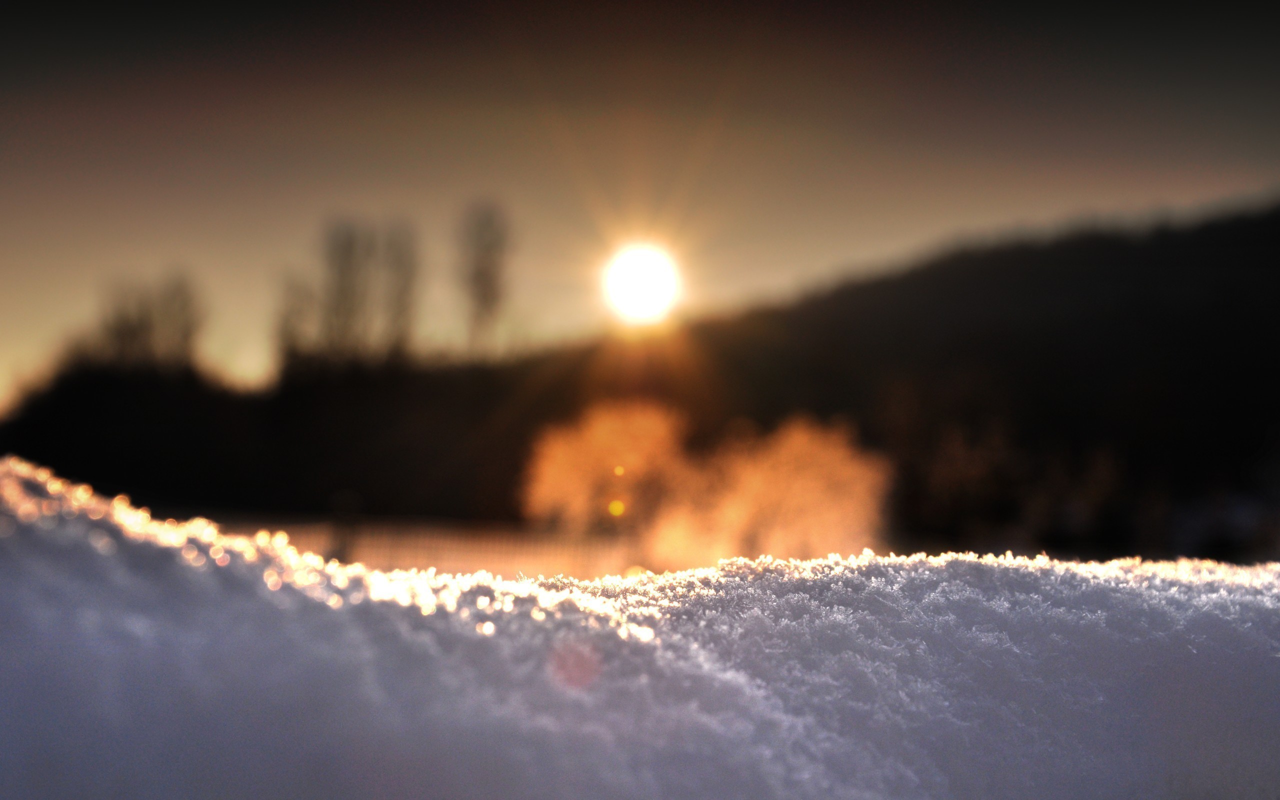 Блеск солнца на снегу без смс
