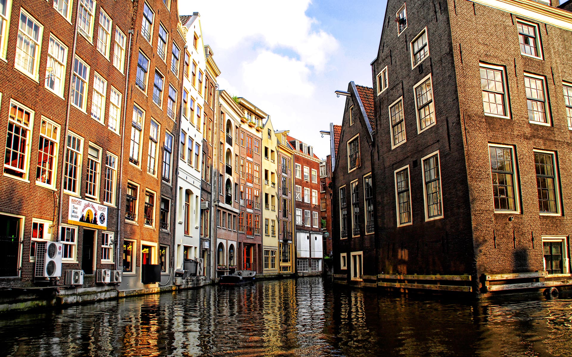 Венецианские каналы в Амстердаме обои