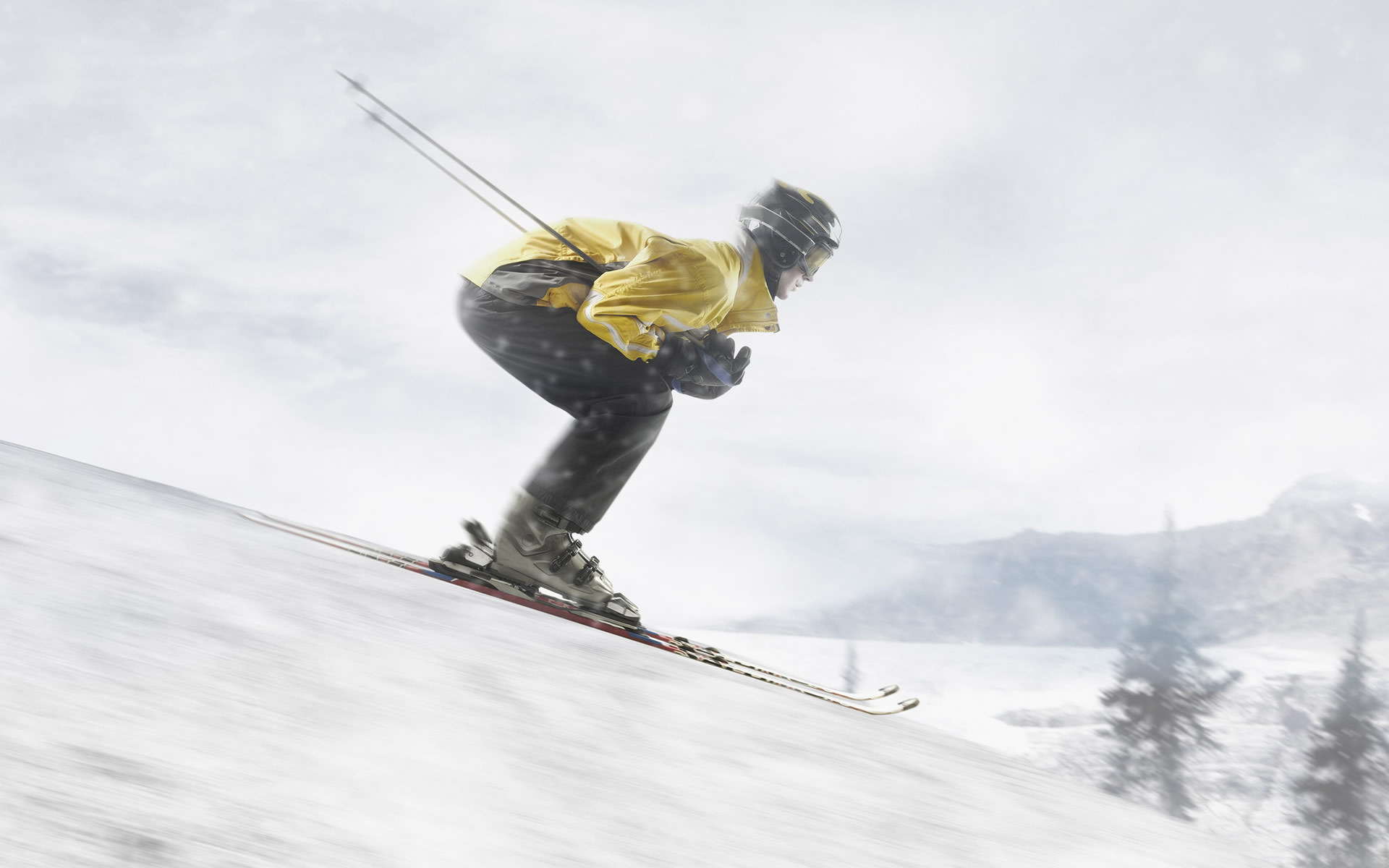 Скоростной спуск лыжи скачать
