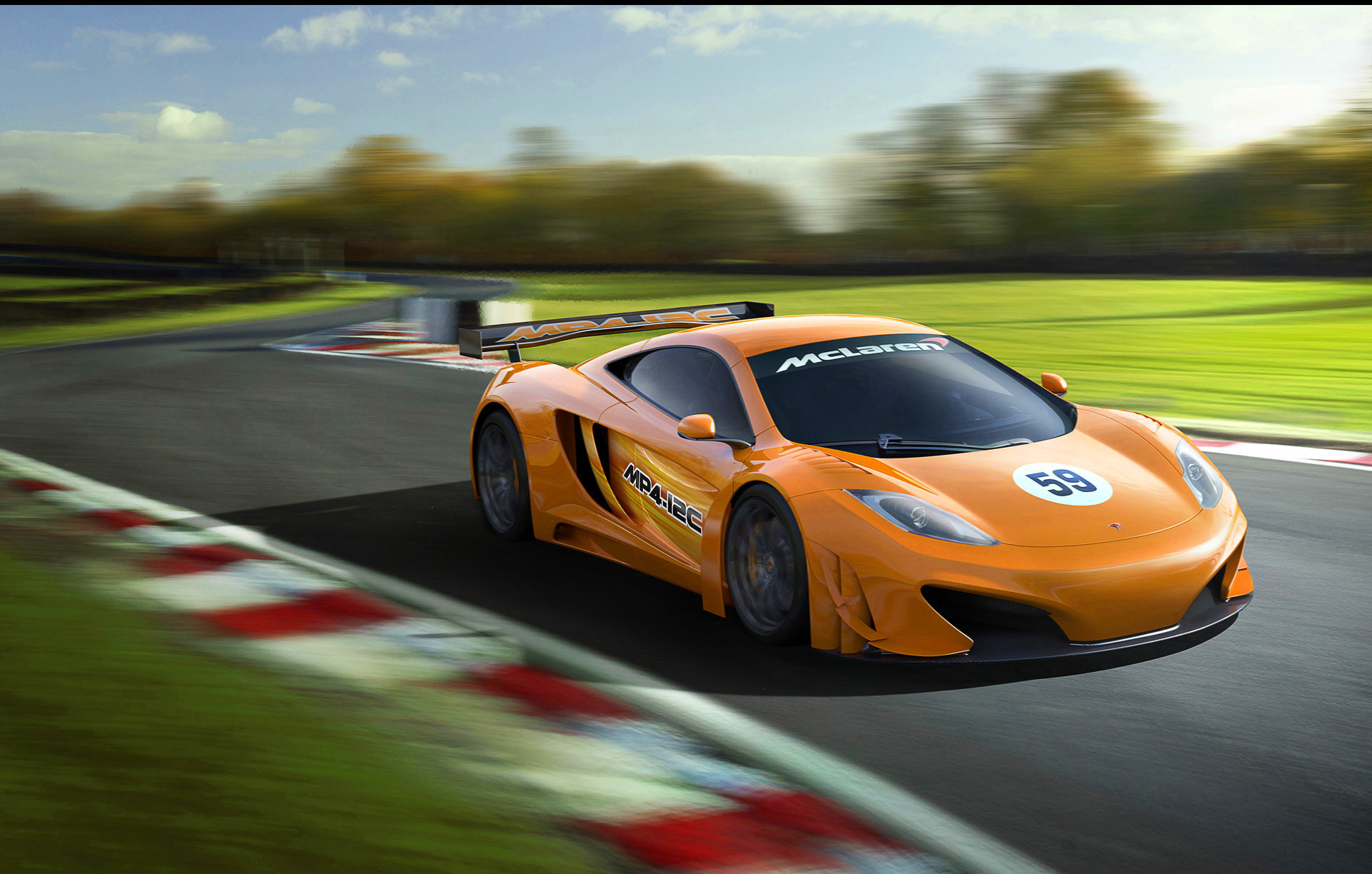 McLaren mp4 12c обои