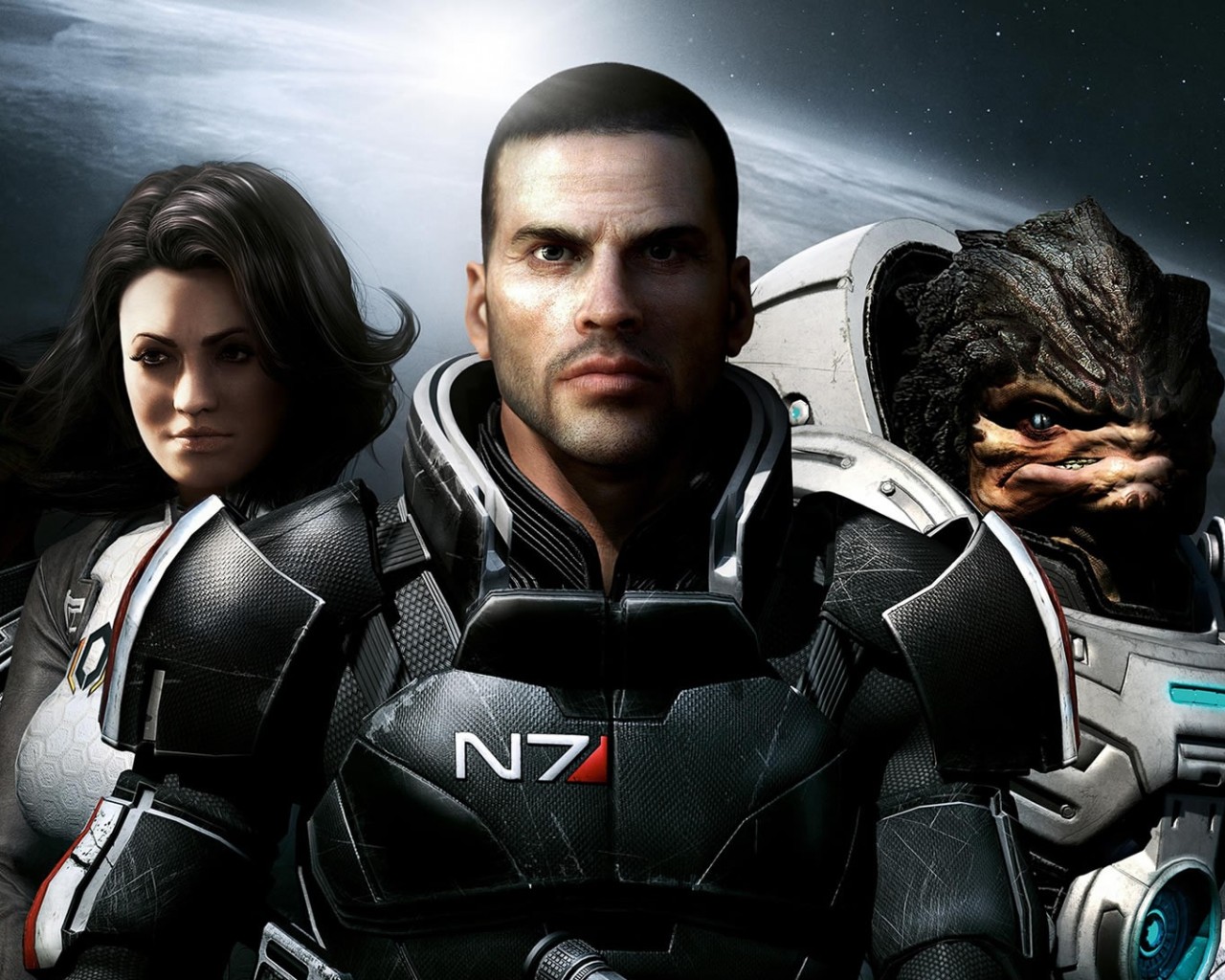 Mass Effect N7 обои