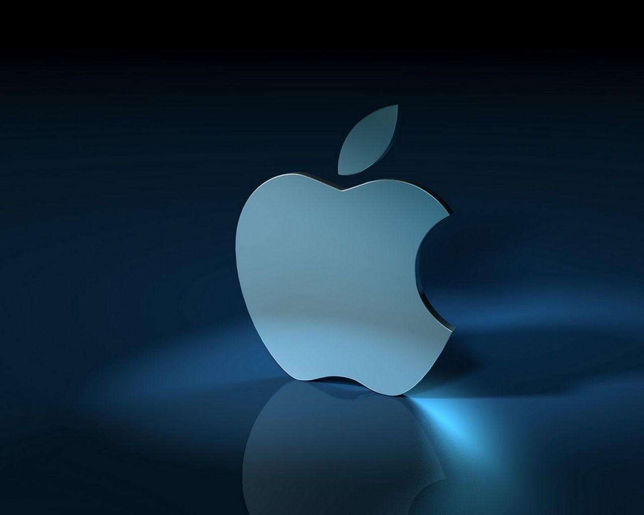 3D логотип Apple обои