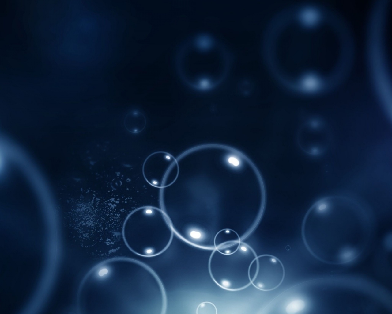 Пузыри в темной воде обои