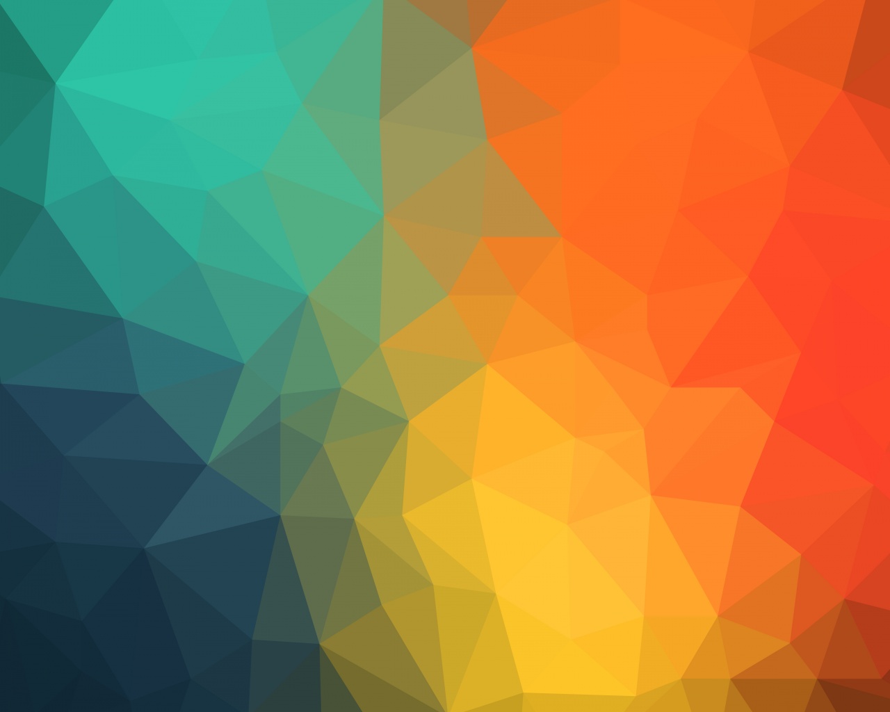 Фон с разноцветными треугольниками обои