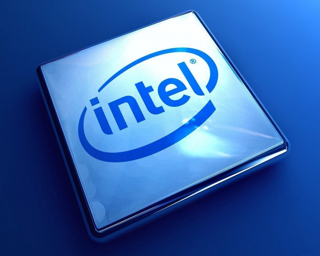 Логотип Intel обои