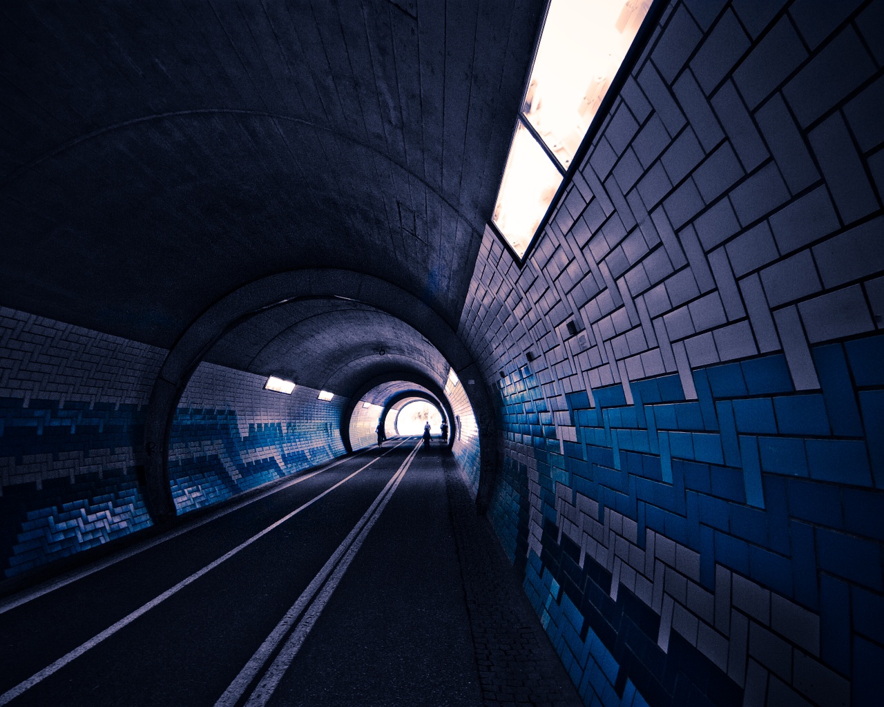 Пешеходный тоннель обои