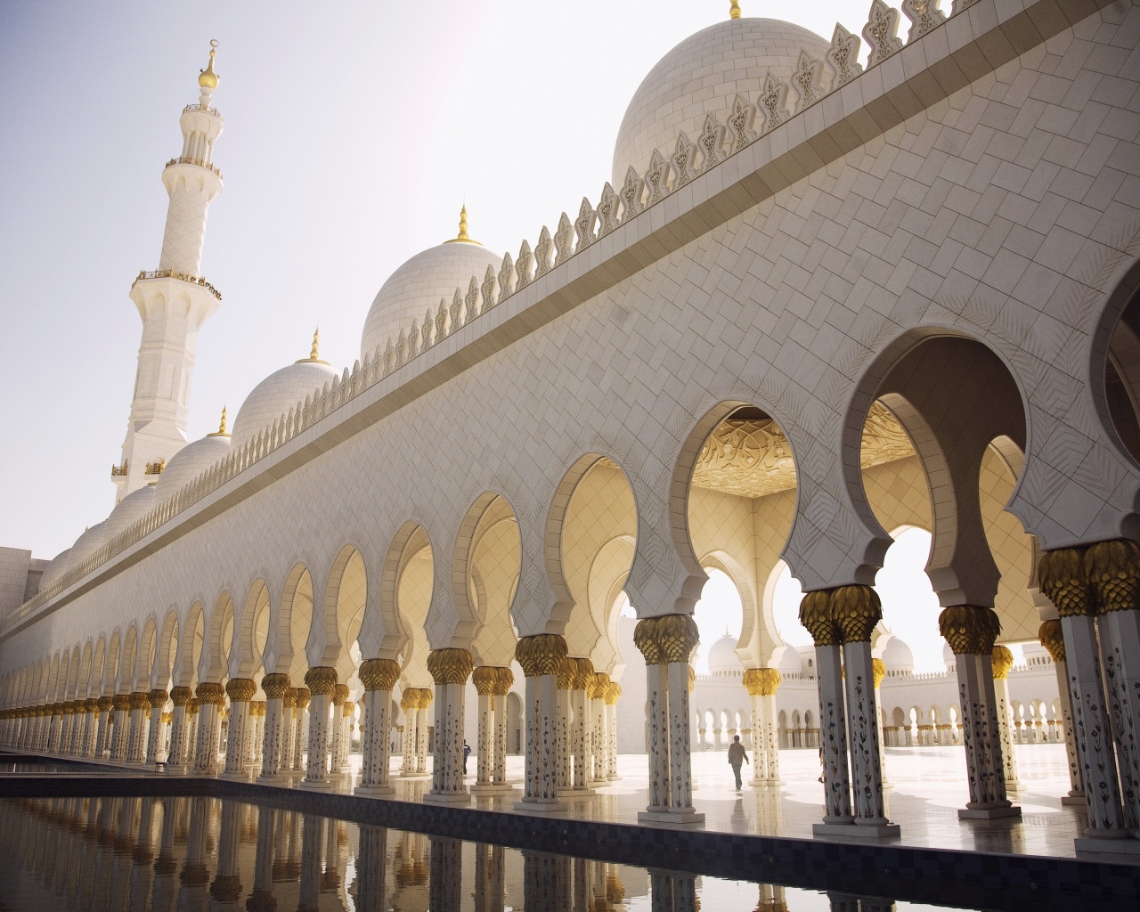 Мечеть шейха в Абу-Даби обои