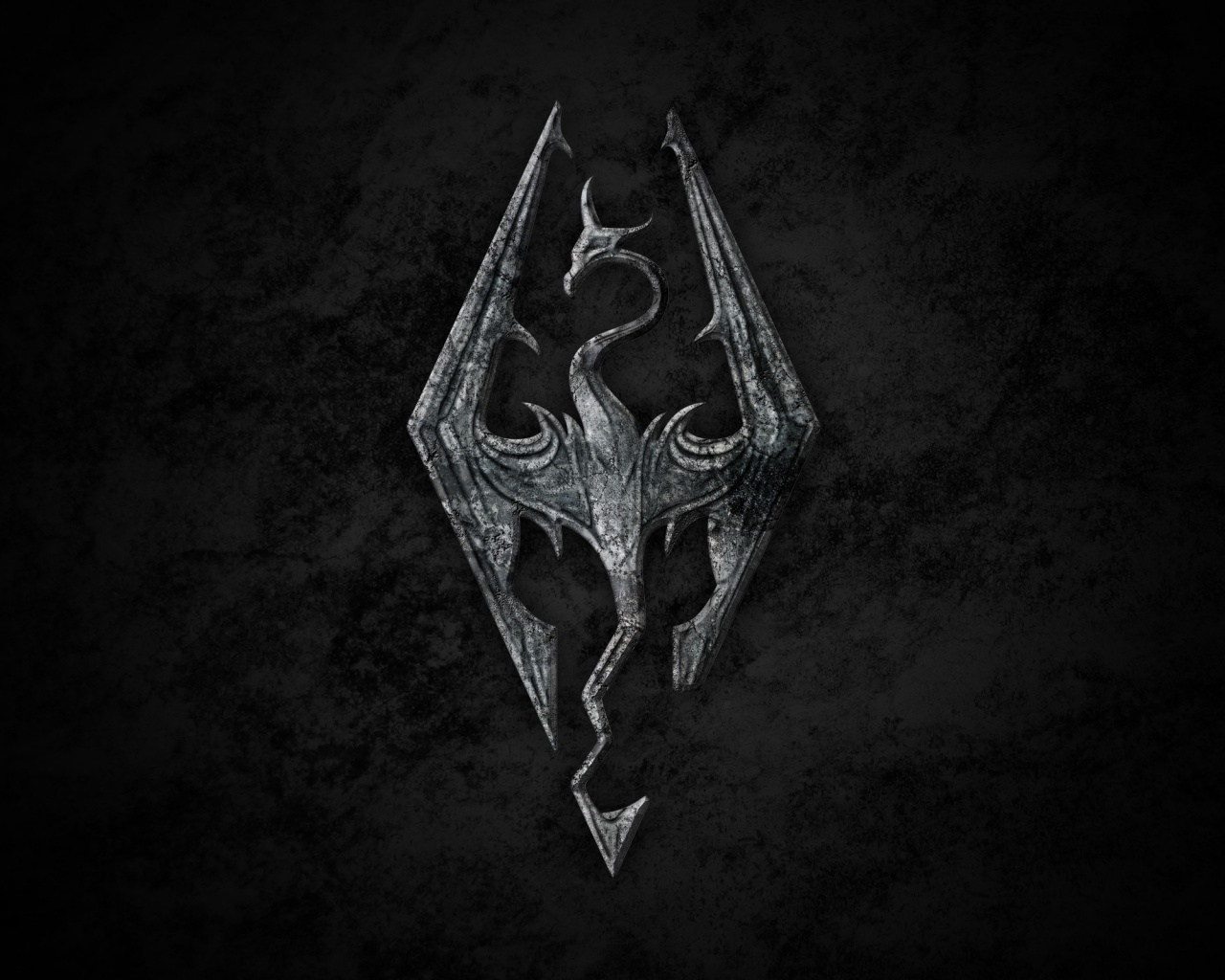 Логотип Skyrim обои