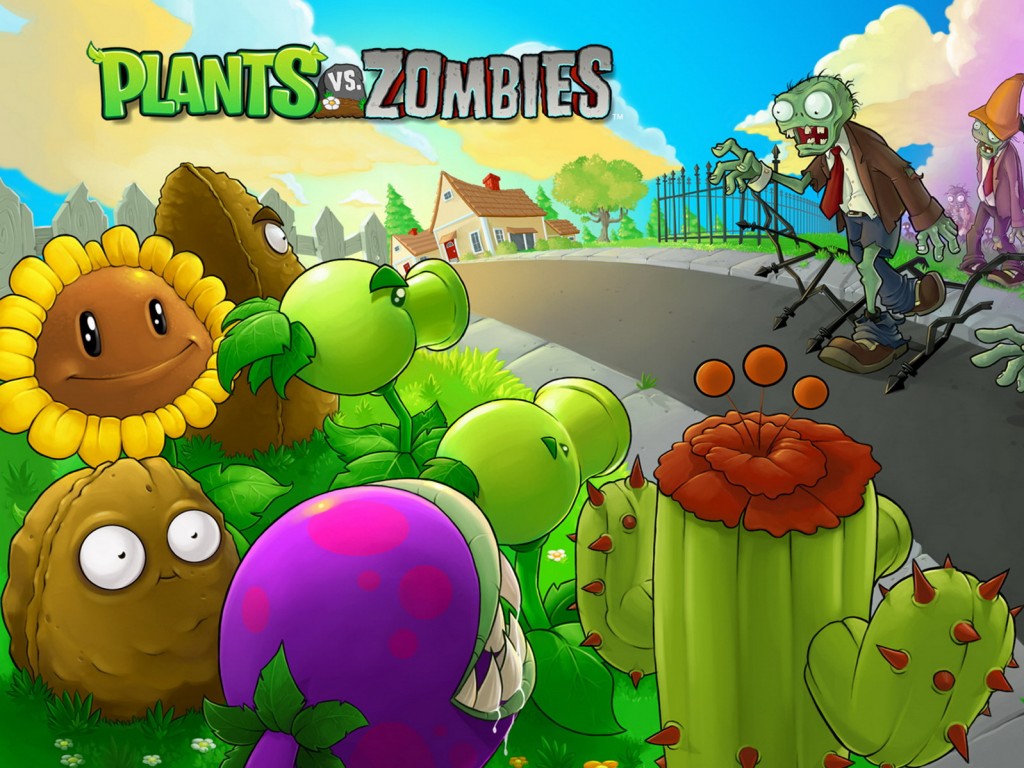 Plants vs zombies обои