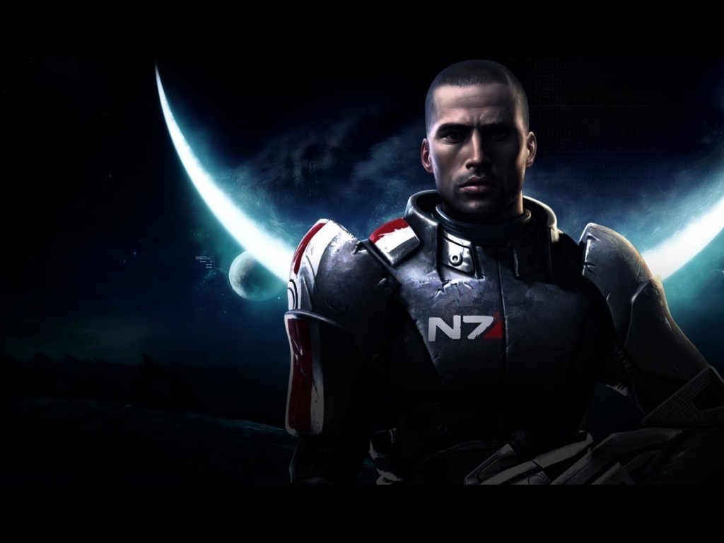 Шепард из Mass Effect обои