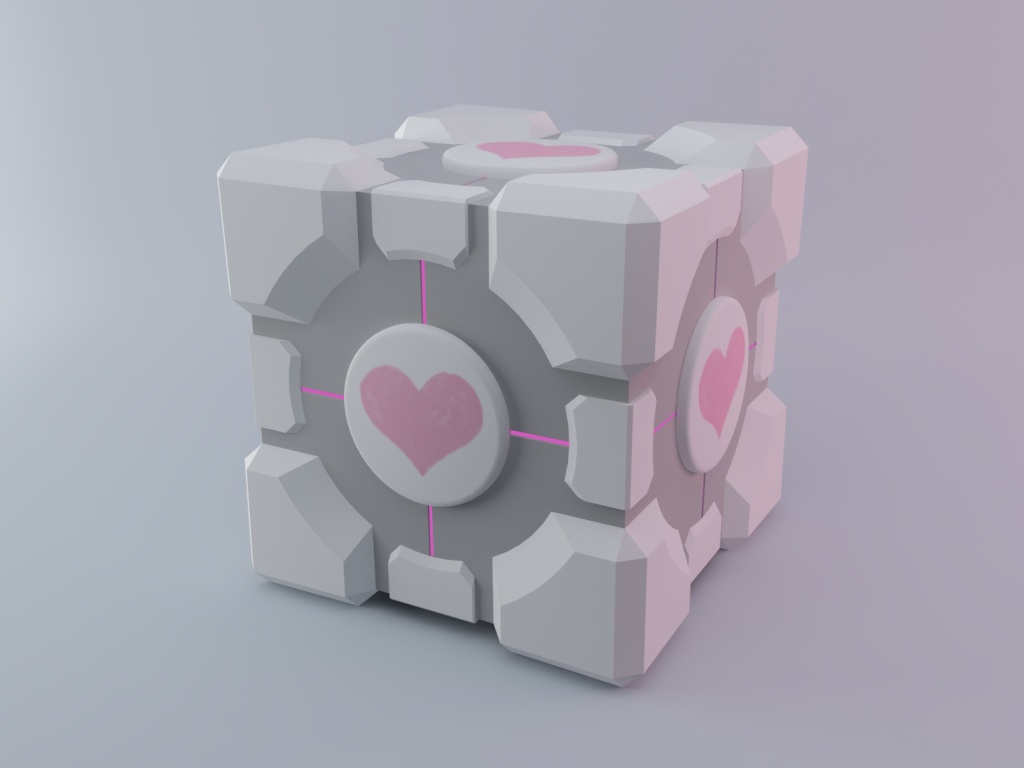 Взвешенный куб-компаньон обои