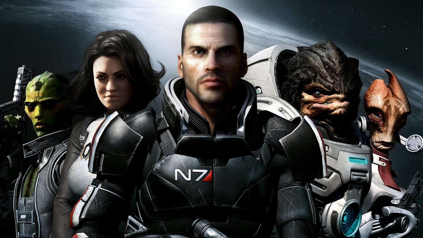 Mass Effect N7 обои