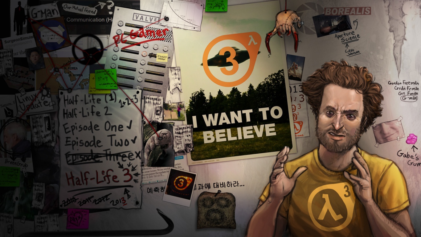 Half Life 3 - I want to believe обои