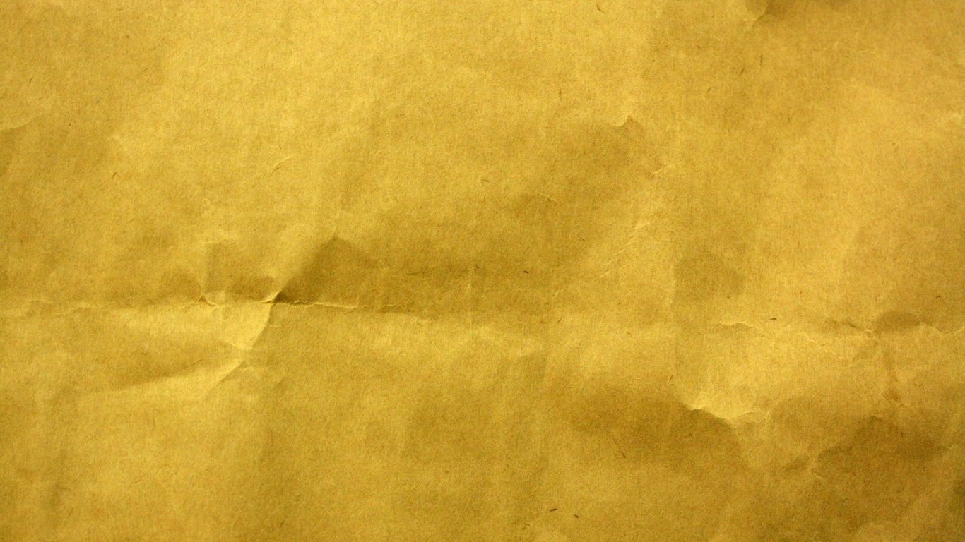 Текстура мятой желтой бумаги обои