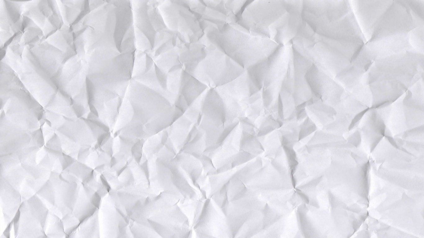 Мятый лист белой бумаги A4 обои